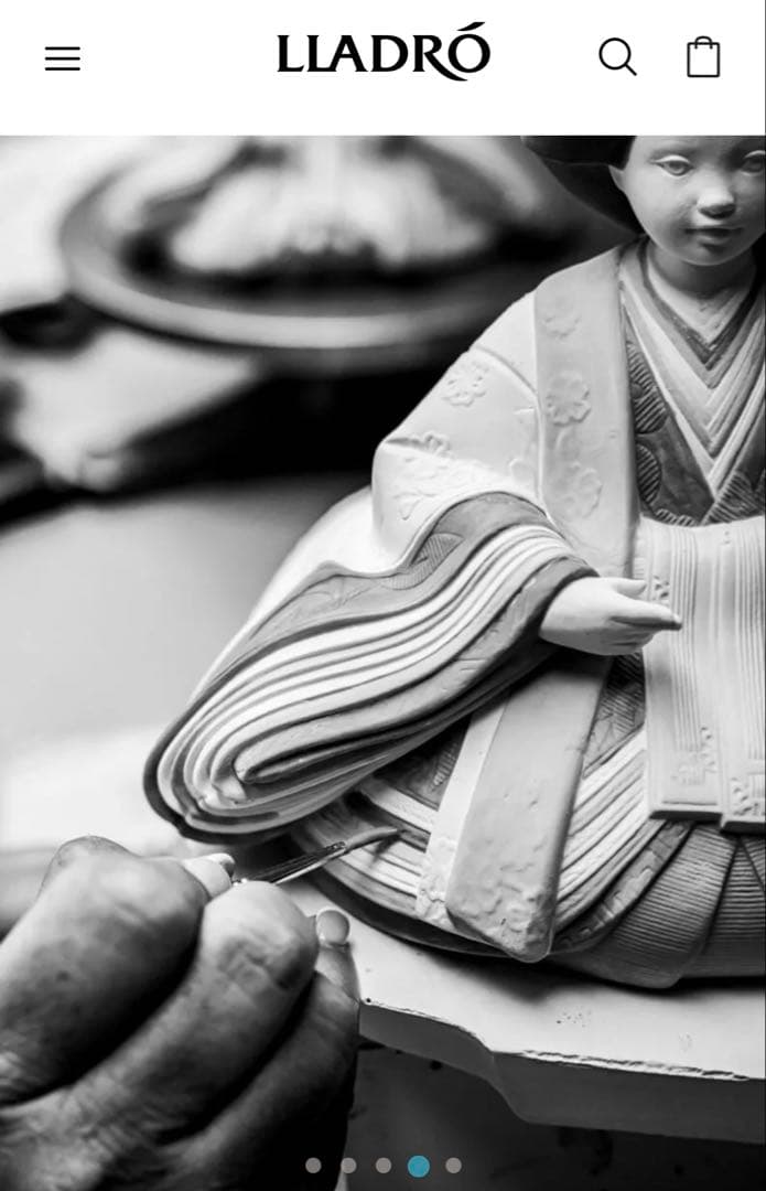 【美品】LLADRO リヤドロ　雛人形 親王飾り　限定品　屏風付き　ひな祭り