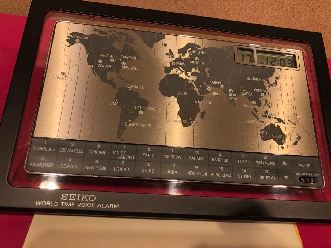 セイコーworld time voice alarm