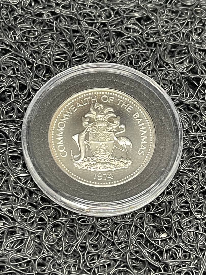 1974年版 バハマ連邦公式 プルーフ銀貨