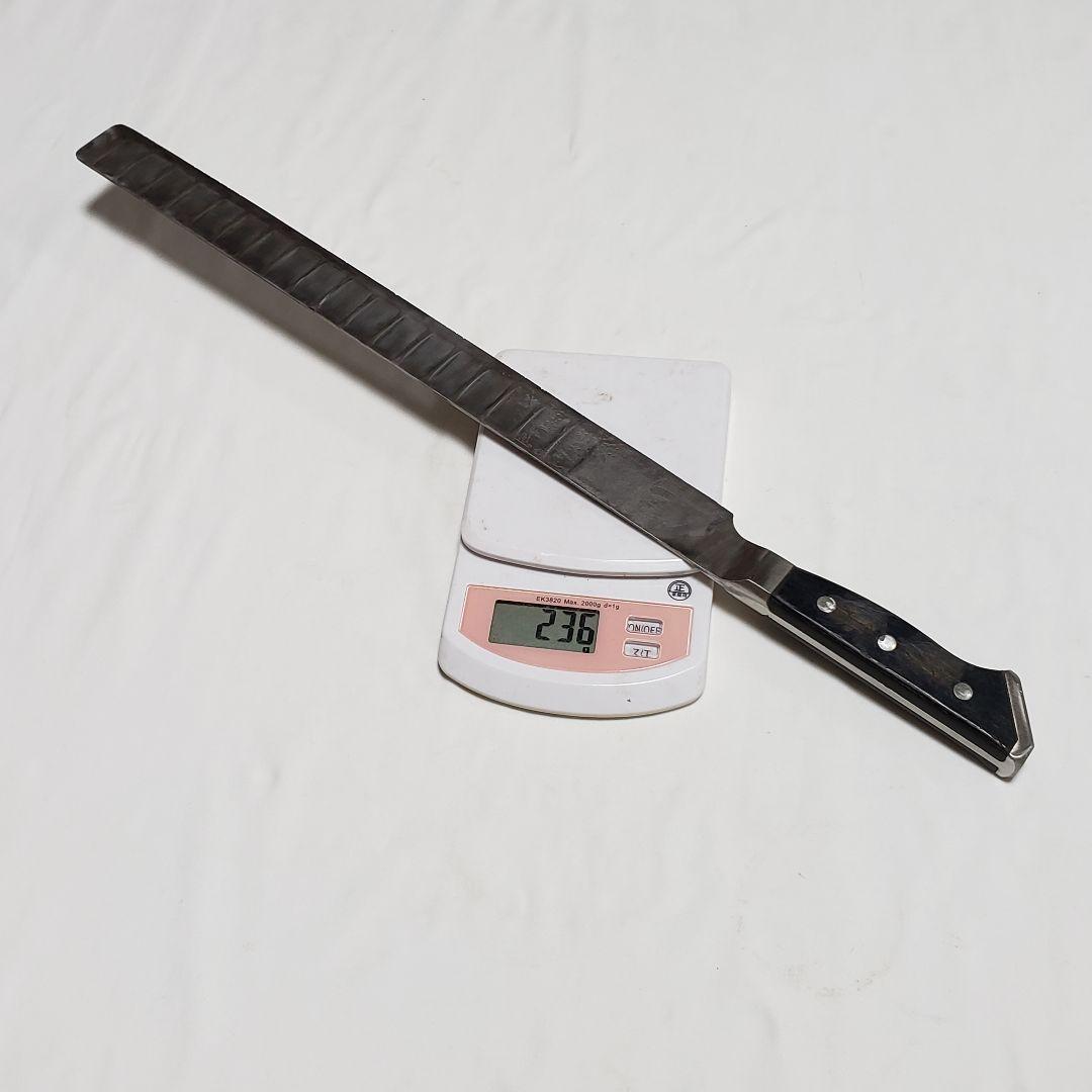 メ*ス様 【S46-10】グレステン サーモンナイフ 特殊包丁 刃渡り約34cm