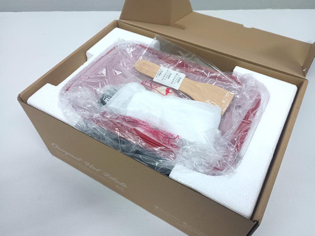 未使用品　BRUNO コンパクトホットプレート BOE021-RD レッド