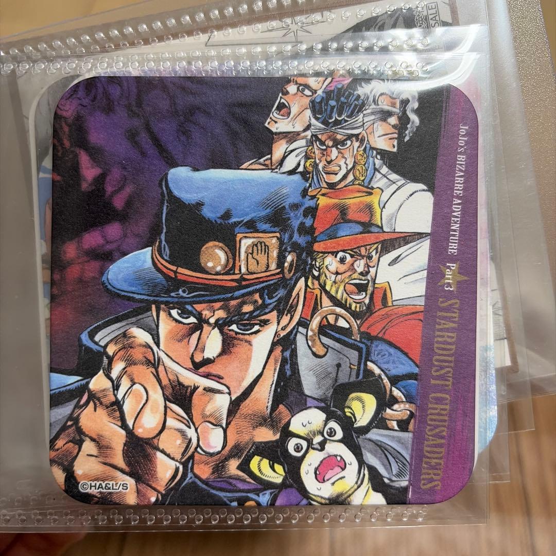 ジョジョの奇妙な冒険 アートコースター原作絵8点セット