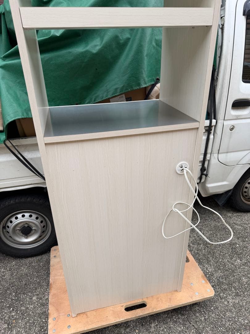 フランフラン パセ キッチン キャビネット 食器棚 レンジ ボード