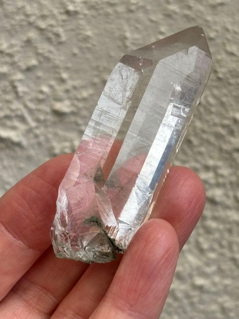 インド　マニハール水晶　グリーンファントム　50g 超透明　トップクオリティ