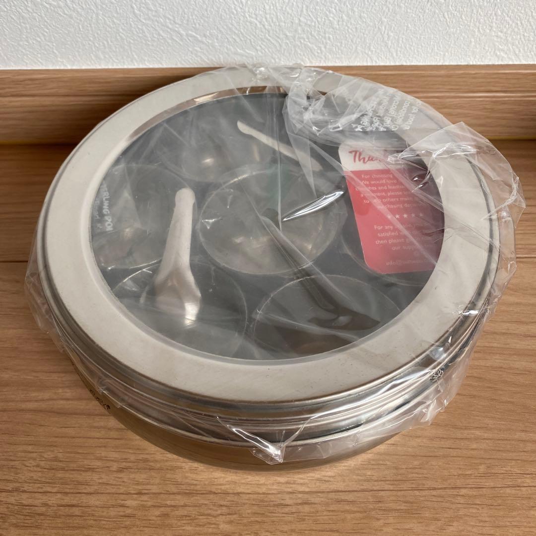 本場インドのMasala Dabba /スパイス入れ7個セット（スプーン付き）