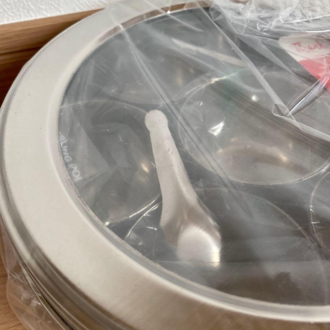 本場インドのMasala Dabba /スパイス入れ7個セット（スプーン付き）