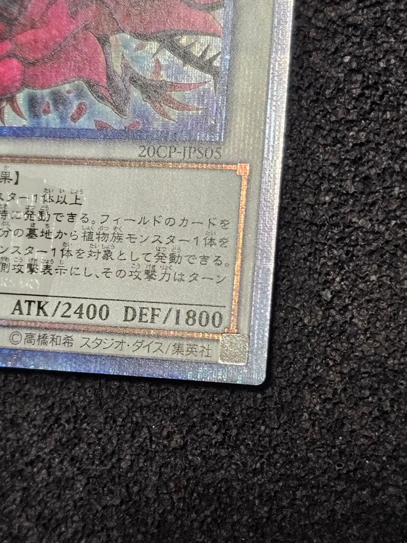 ブラックローズドラゴン20thシークレット　20CP-JPS05