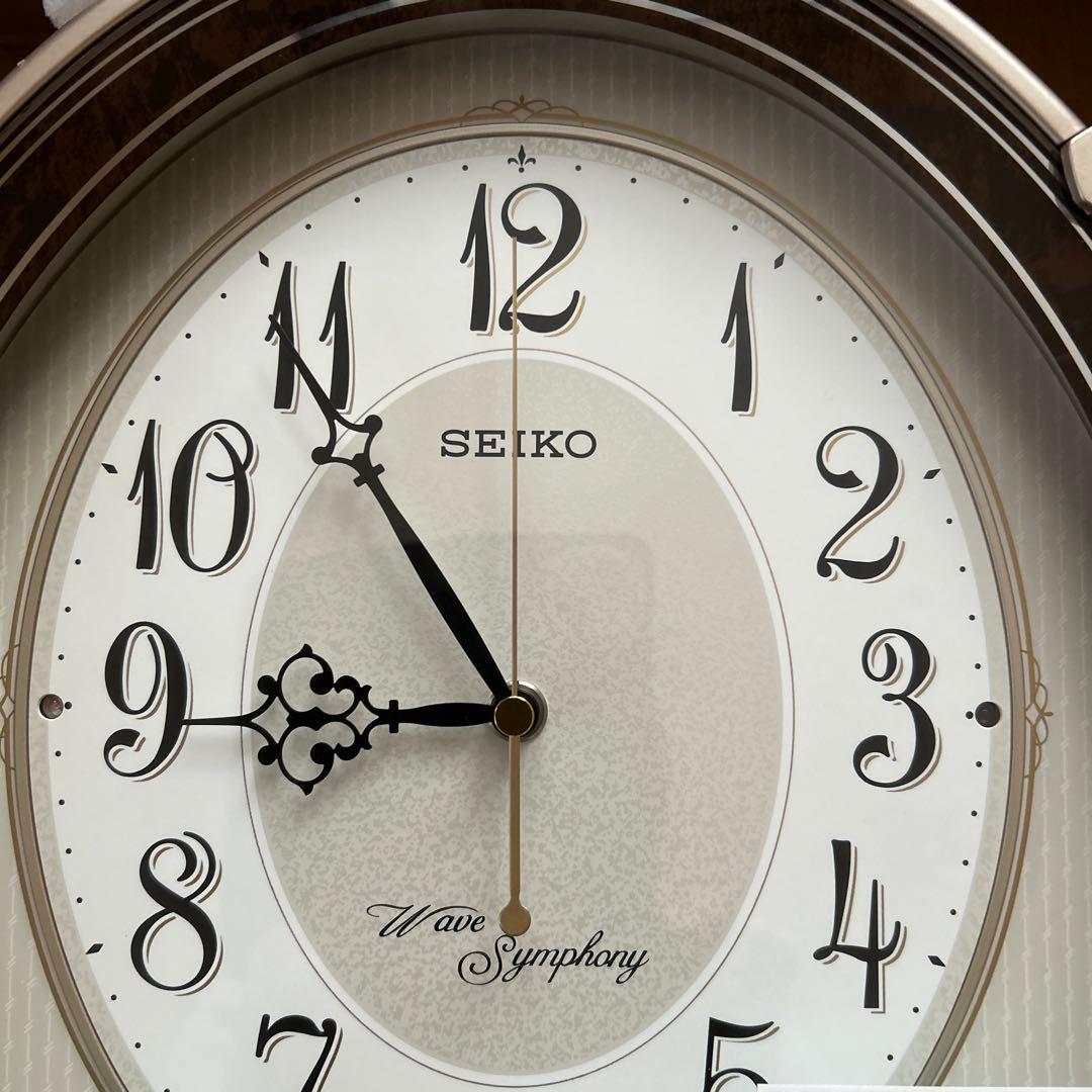 SEIKO AM259B 振り子付き掛時計