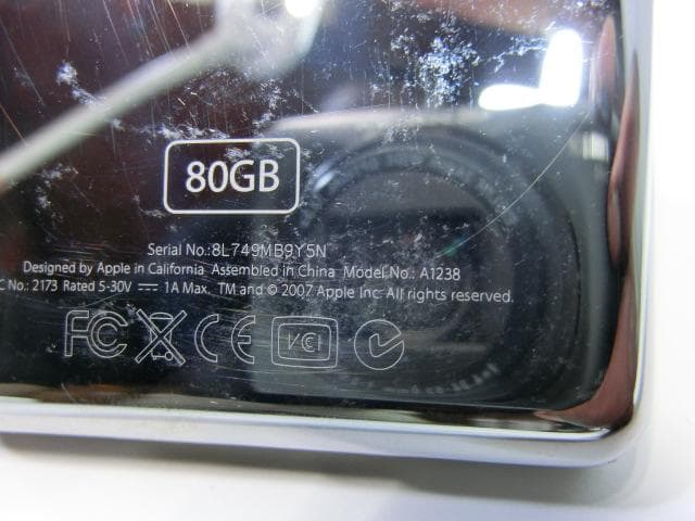 アップル iPod Classic A1238 80GB ジャンク