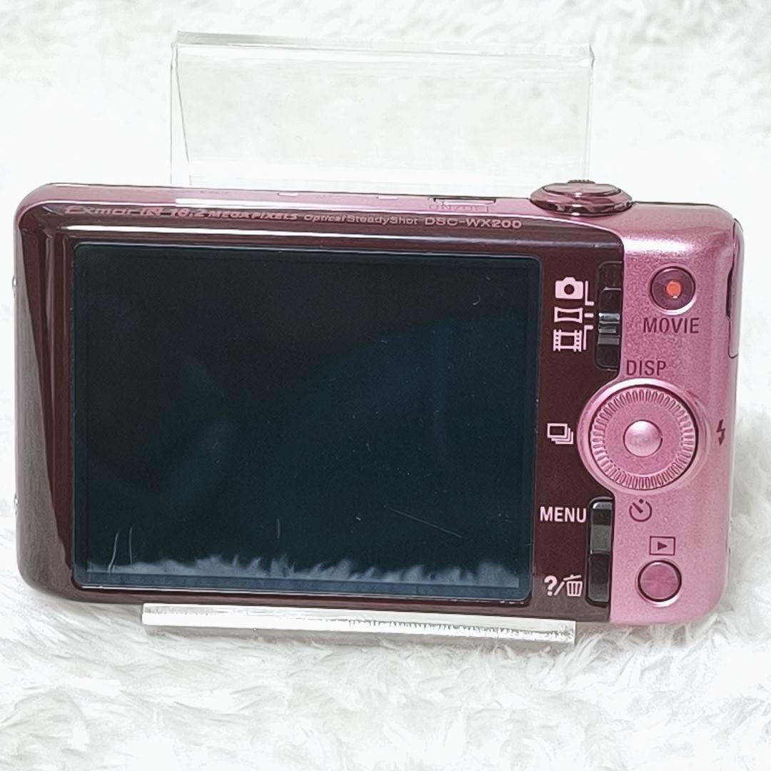 美品✨ SONY Cyber-shot DSC-WX200 ピンク コンデジ