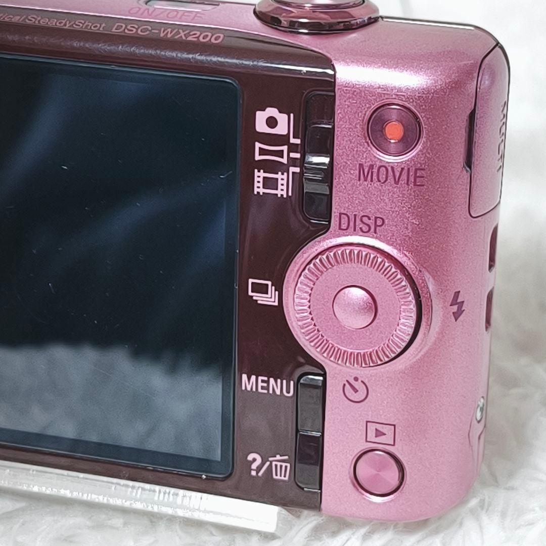 美品✨ SONY Cyber-shot DSC-WX200 ピンク コンデジ