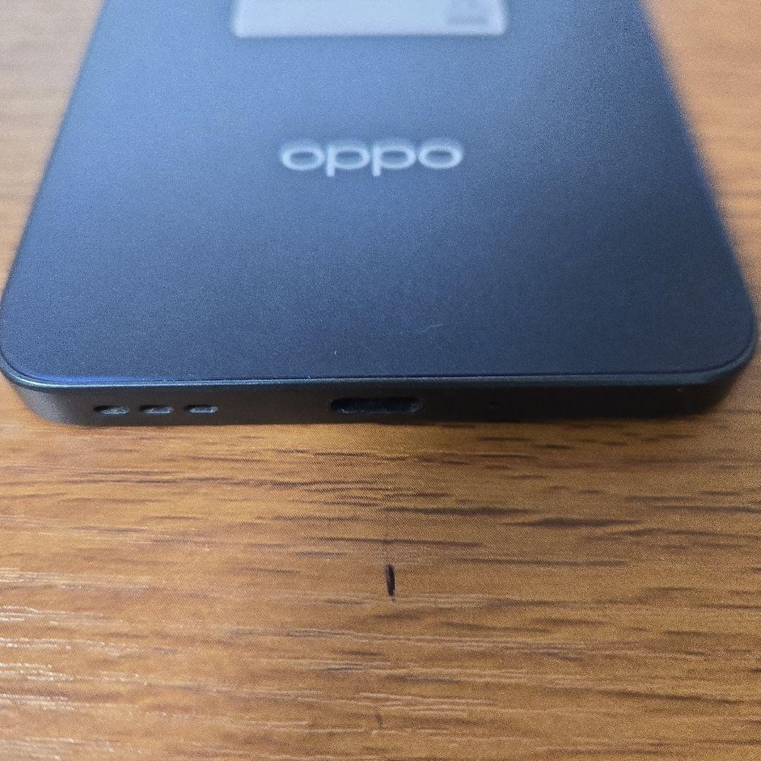 oppo reno11a ダークグリーン　ヒビあり