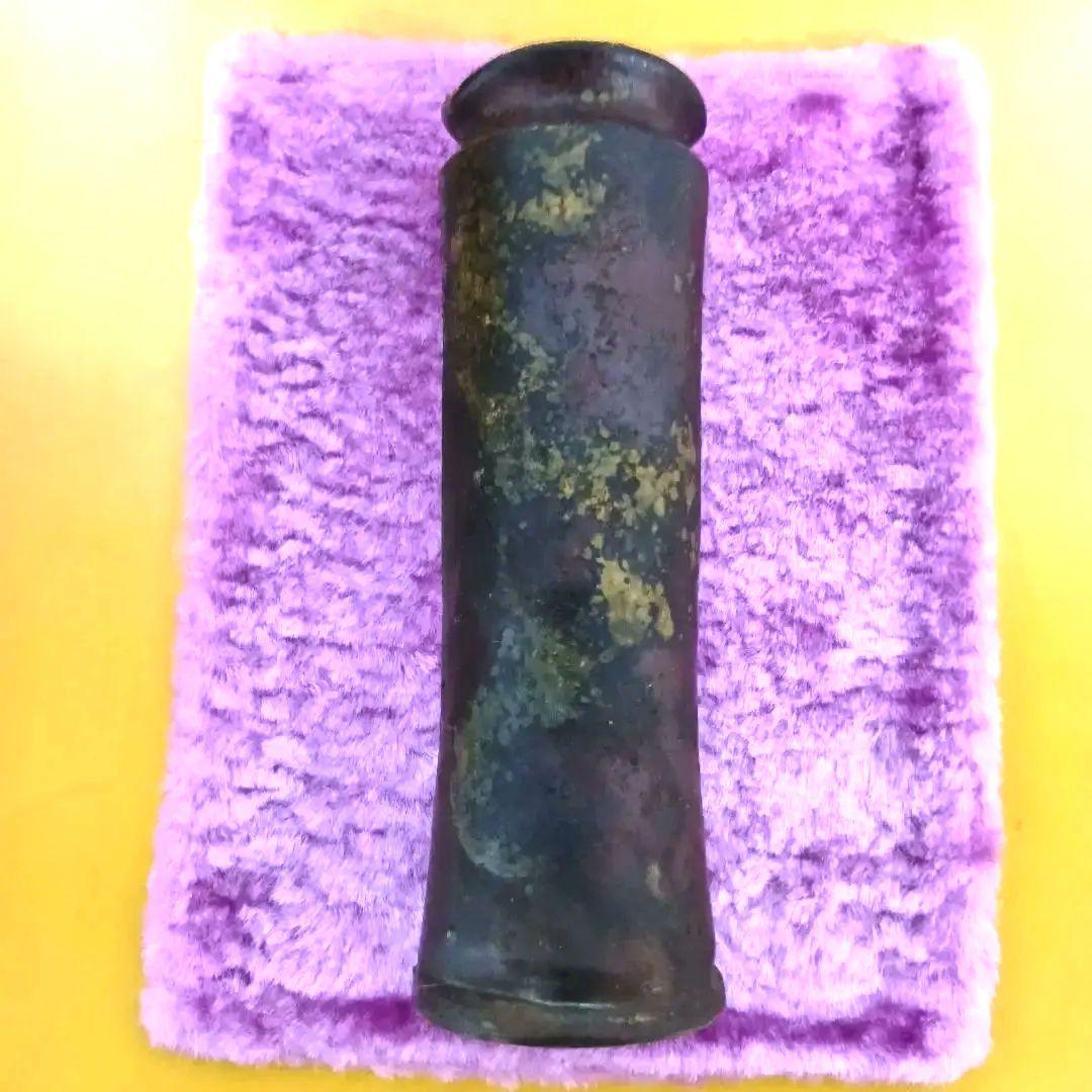 骨董品 丹波焼 花入 5代目 市野新右衛門 共箱 共布 陶印有 茶道具 極美品