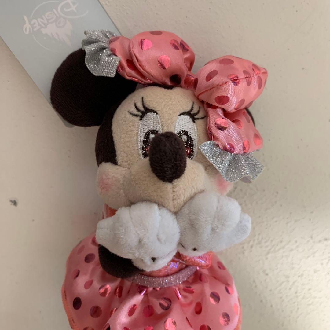ディズニーストア アイドル　ミニー　ぬいぐるみキーチェーン