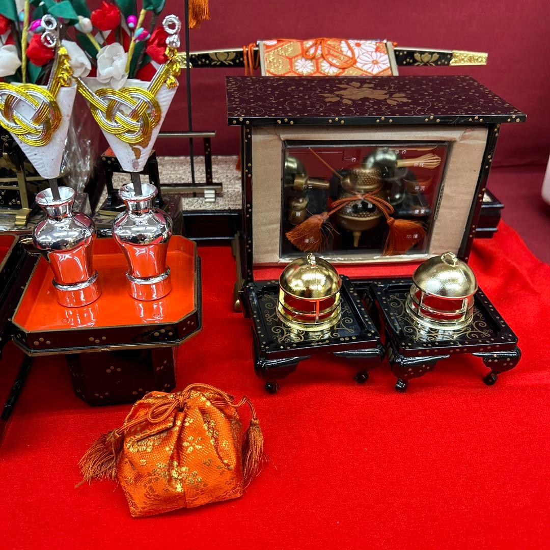 【438】ひな祭り⭐︎40号９品雛道具⭐︎