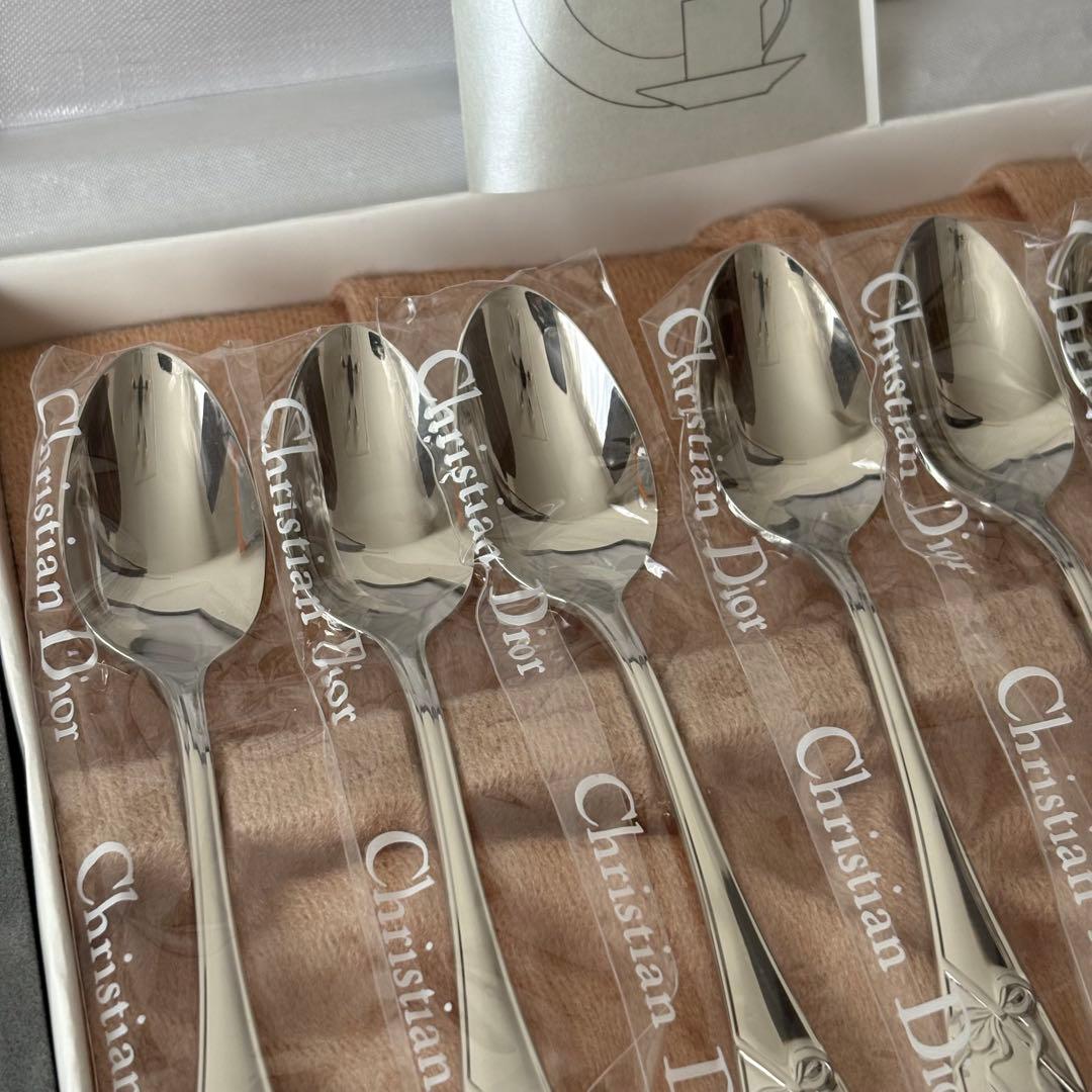 クリスチャンディオール　Dior カトラリー　デザートスプーン　セット　計7本