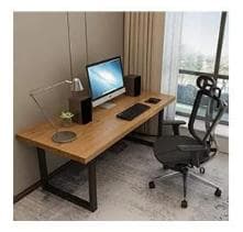 bimiti テーブル 脚 鉄脚 奥行65CM 高さ71CM 2個1組 ブラック