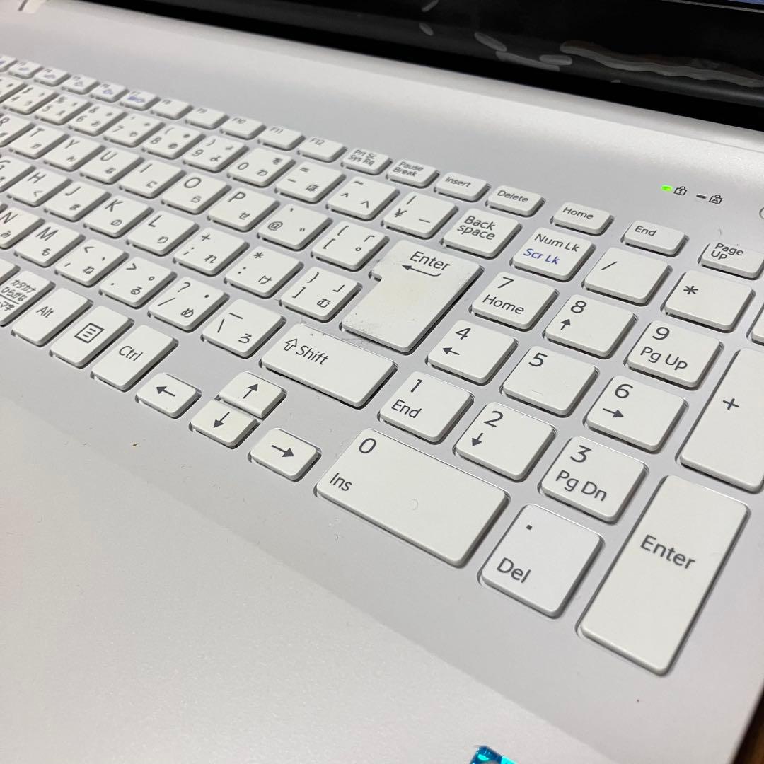 VAIO VJF1569051 ノートパソコン Fit15E mk3 ホワイト