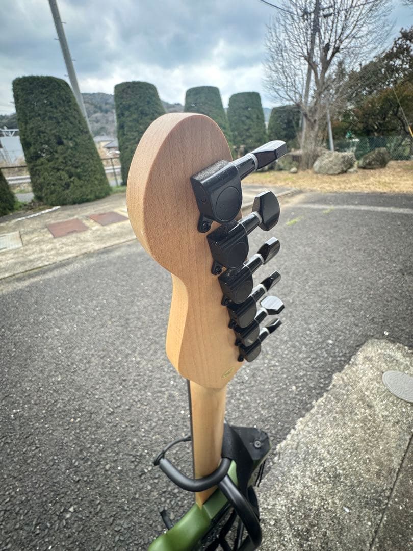 SELDER オリーブグリーン エレキギター
