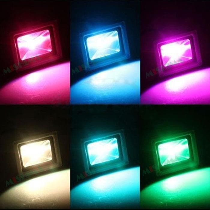 30W LED投光器 リモコン付き 調光調節 フラッド ライト イルミネーション