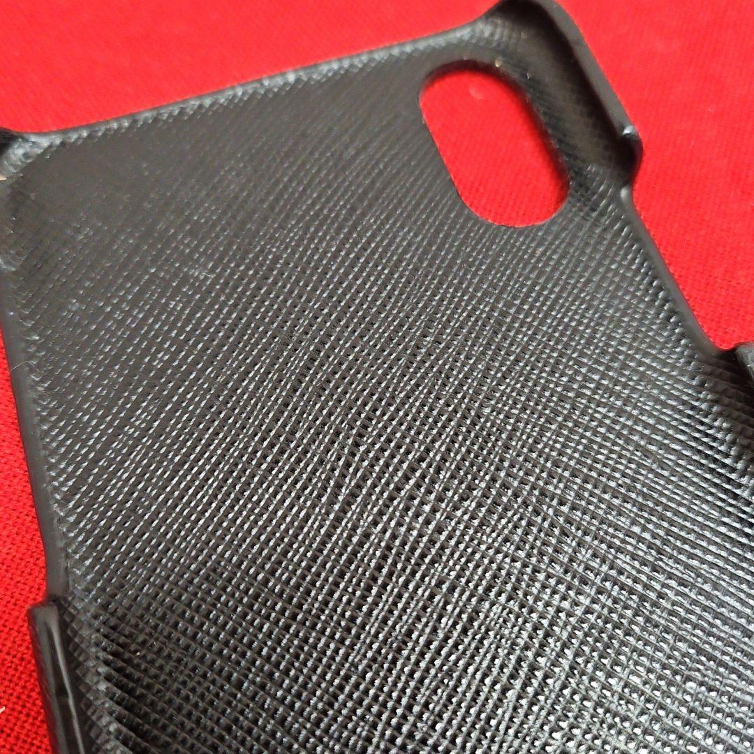 美品☆PRADA☆プラダ☆iPhone Xケース☆サフィアーノ☆レザー☆黒！