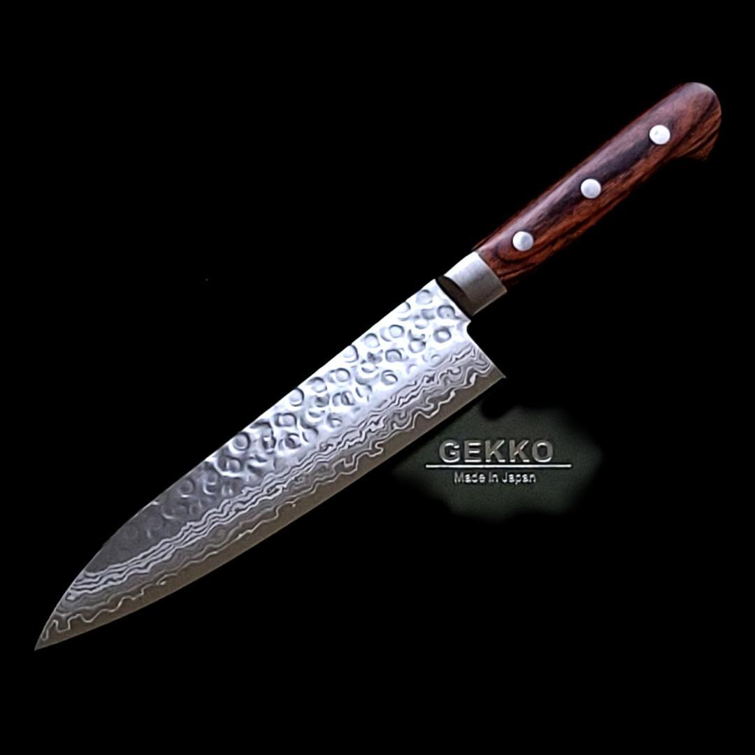 サ*ン様 VG10 ダマスカス 牛刀包丁180mm G1703 月光作