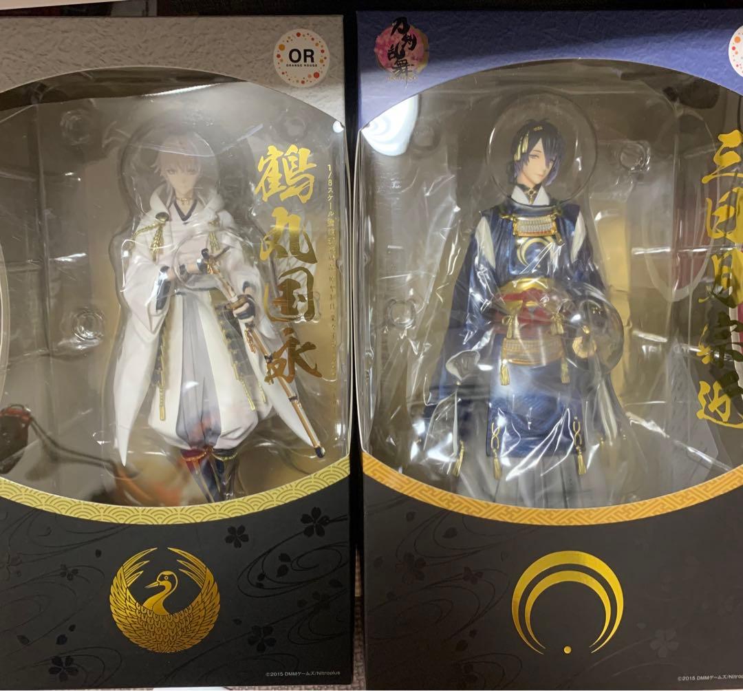 刀剣乱舞 フィギュア 1/8 三日月宗近 鶴丸国永