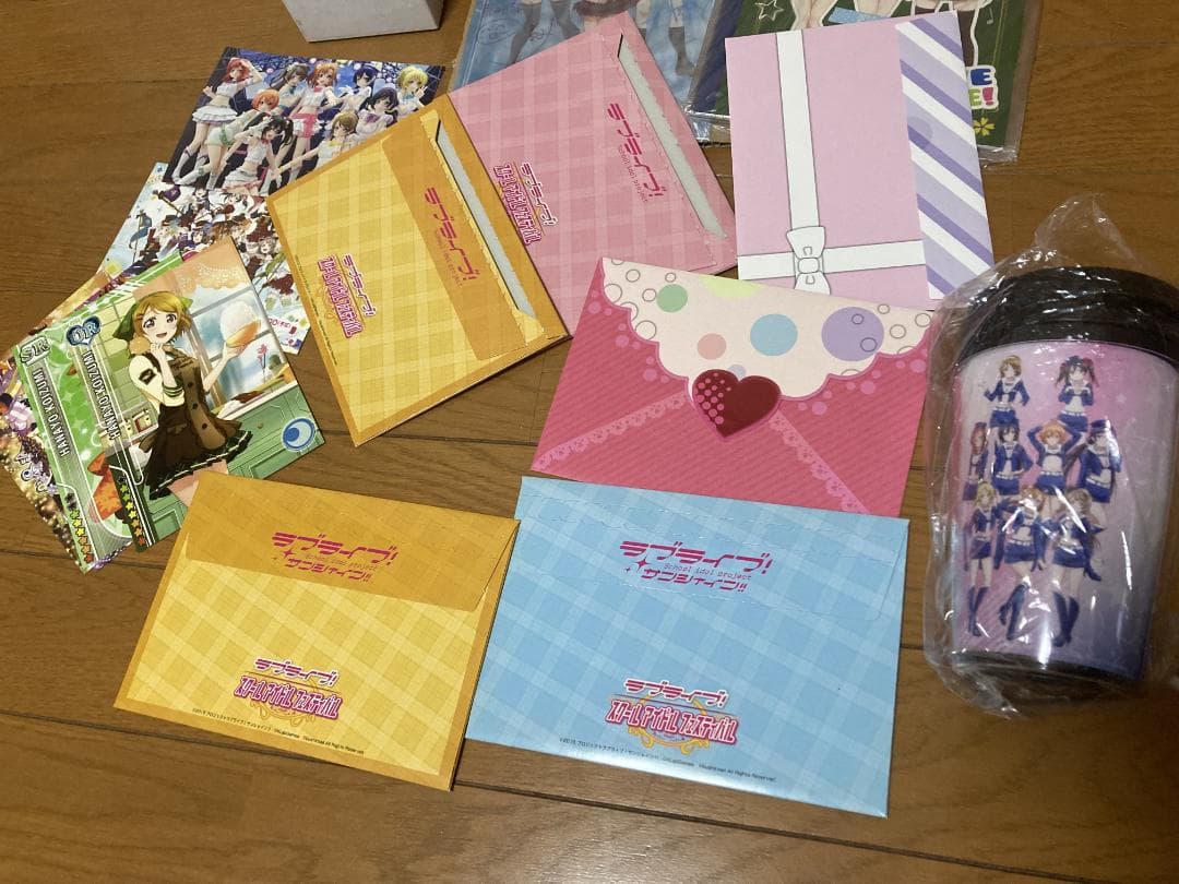 ラブライブ! μ's マルチクロス タンブラー スクフェス 勧誘 封筒 等々