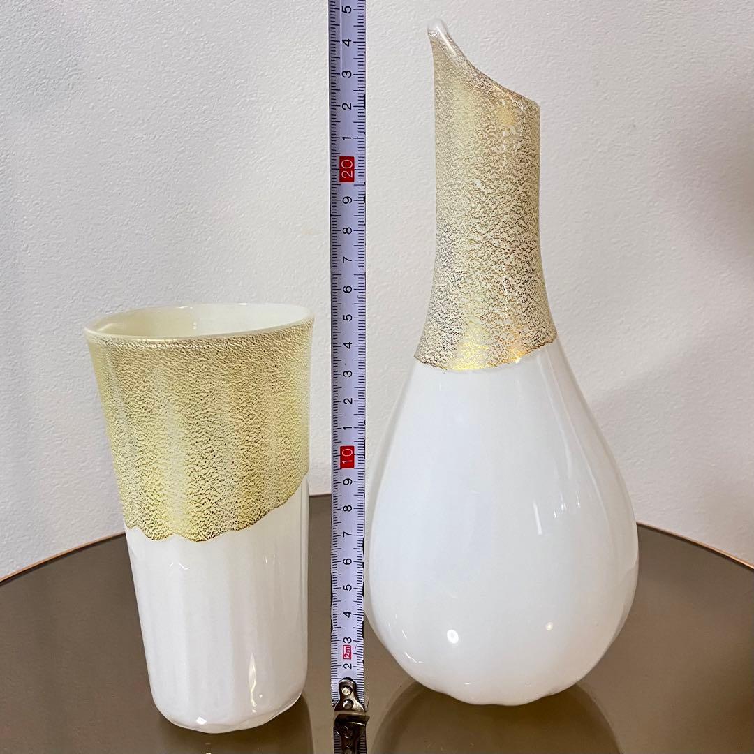 津軽びいどろ 秋村実工房 花器 フラワーベース