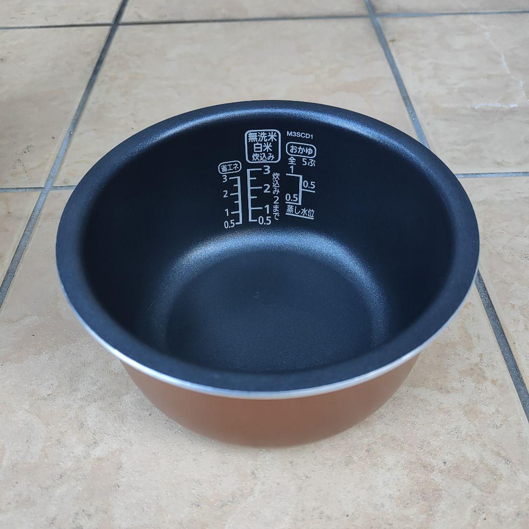 アイリスオーヤマ 炊飯器マイコン式3合極厚銅釜銘柄炊き分け機能RC-MA30AZ