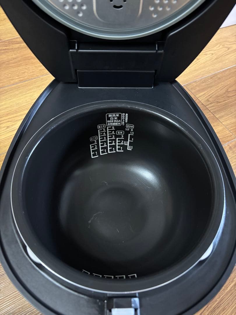 アイリスオーヤマ IH炊飯器 黒