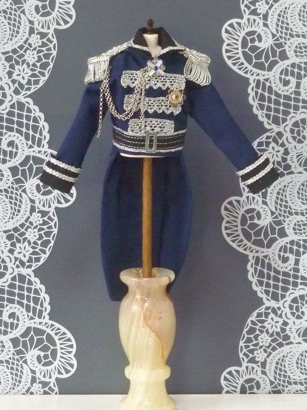 宝塚歌劇 男役衣装風 『アンドレ紺色軍服』⑤
