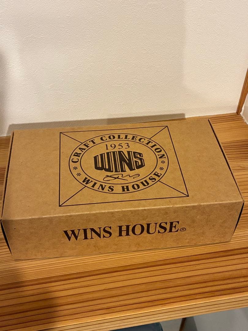 【未使用】WINS HOUSE オールハンドメイド　ヌメ革 長財布