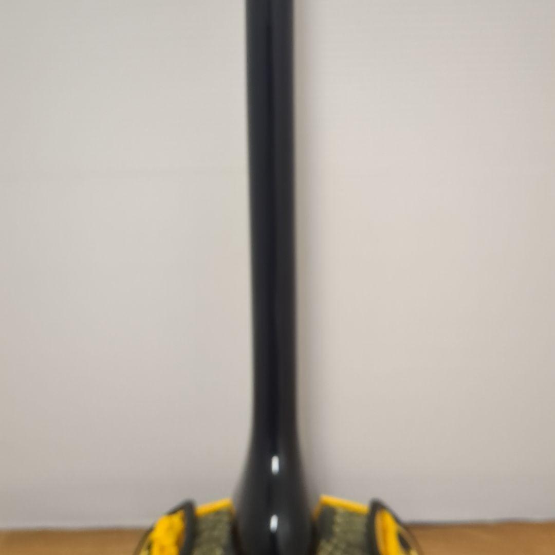 【現状品】沖縄三味線 蛇皮柄 三味線糸付き