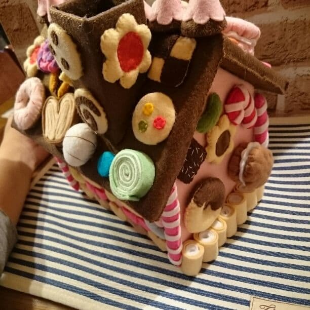 【受注生産】お菓子のいえ★フェルトままごと