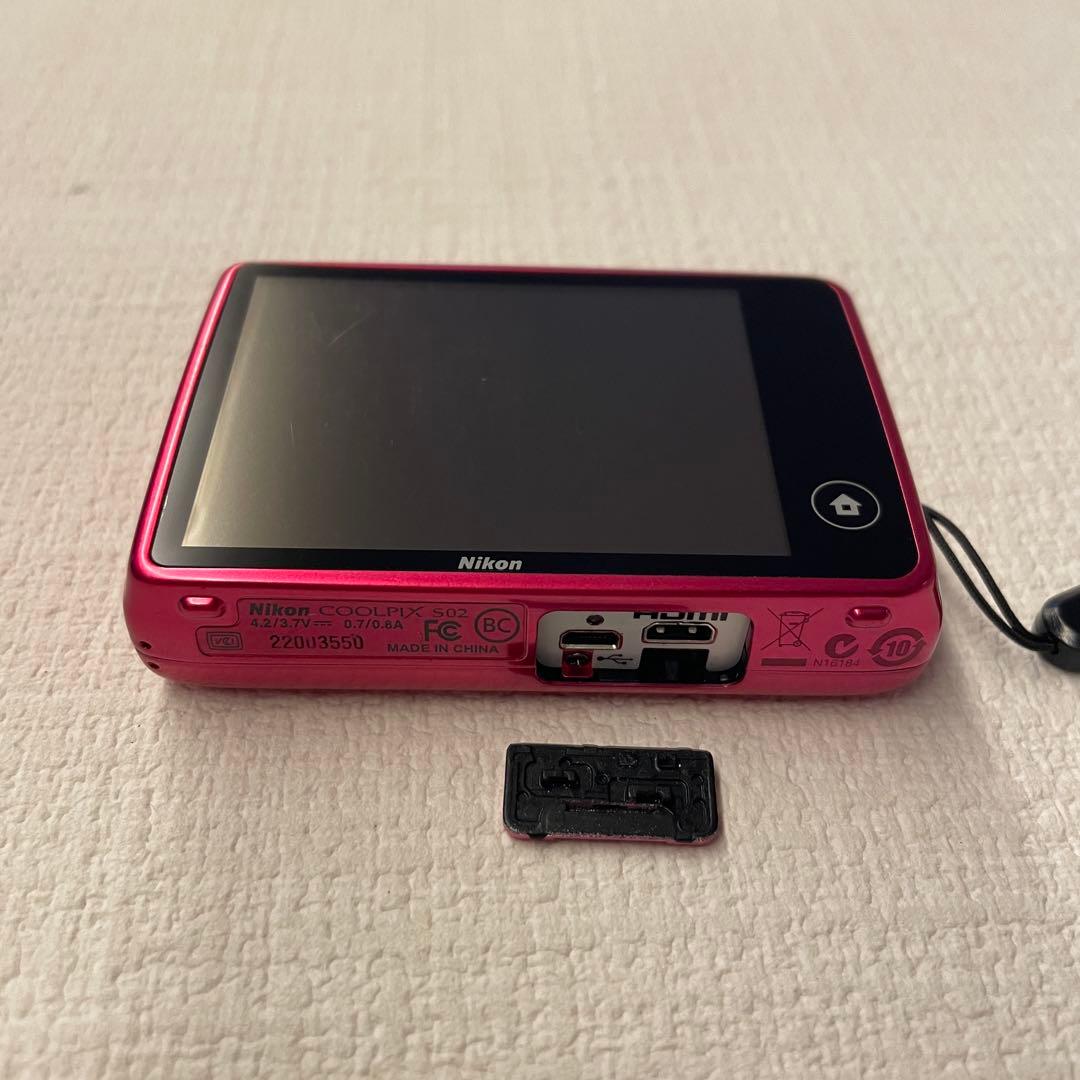 Nikon COOLPIX S02 ピンク デジカメ