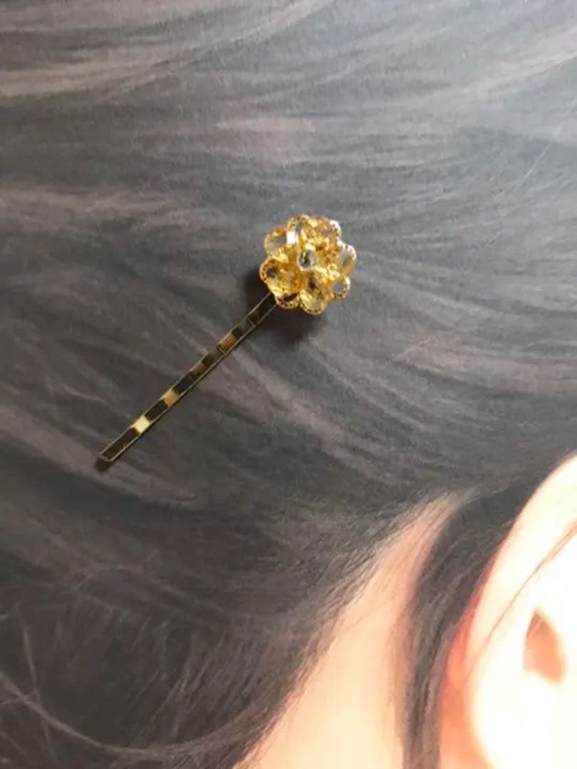 ハンドメイド　ポニーフック&ヘアピンセットNo.1