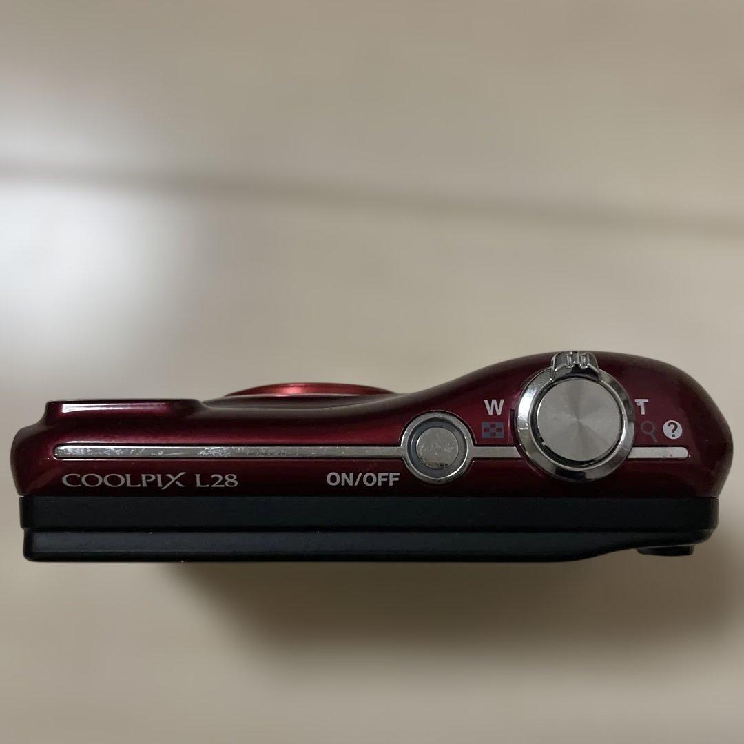 Nikon COOLPIX L28 レッド デジカメ 美品