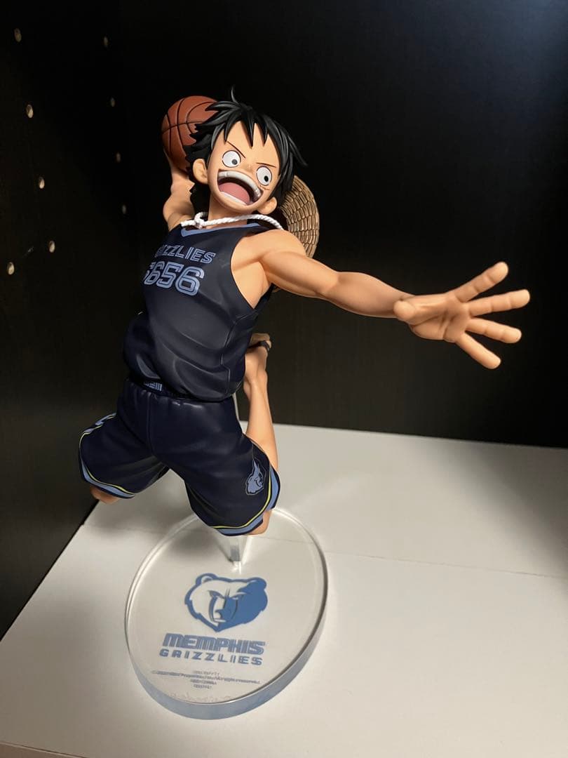 ONEPIECE NBA ルフィ フィギュア メンフィス•グリズリーズ