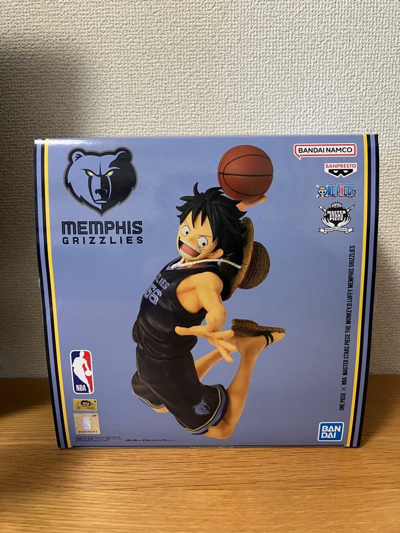 ONEPIECE NBA ルフィ フィギュア メンフィス•グリズリーズ
