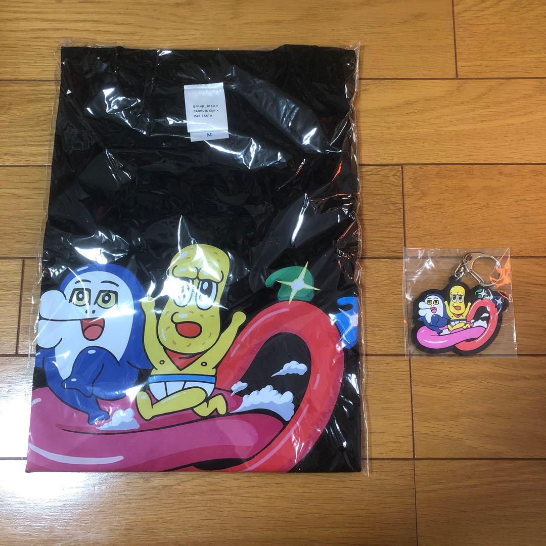 ピーナッツくん AC部 group Inou Tシャツ ラバーキーホルダー