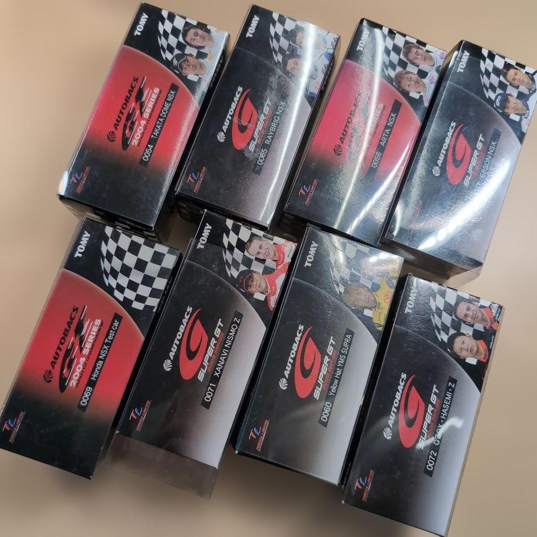 TOMY SUPER GT 2005、2004　ミニカー8台セット　19cb