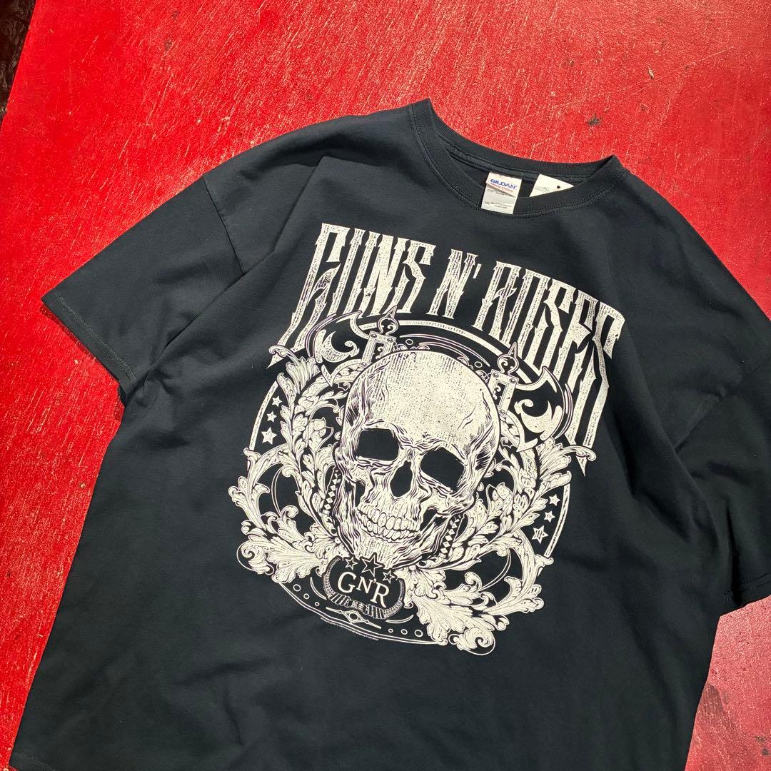 GUNS’N ROSES バンドTシャツ　黒　2XL ガンズアンドローゼズ