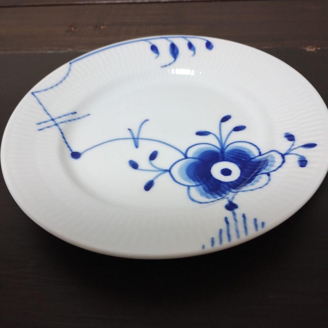 　ブルーフル―テッド　16.5cm　皿　中古極美品