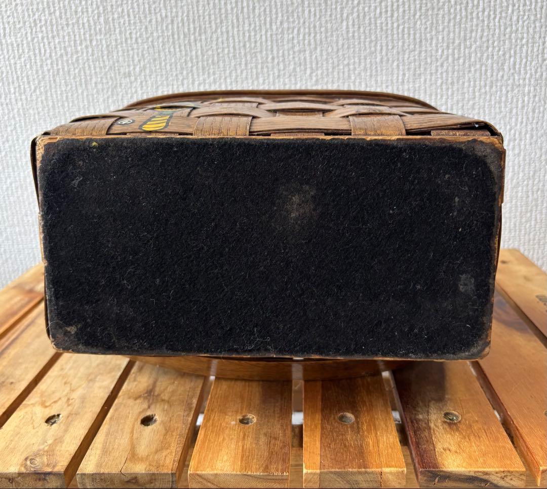 サ*ブ様 ビンテージ カロナン バスケット テニス ヴィンテージ ハンドメイド