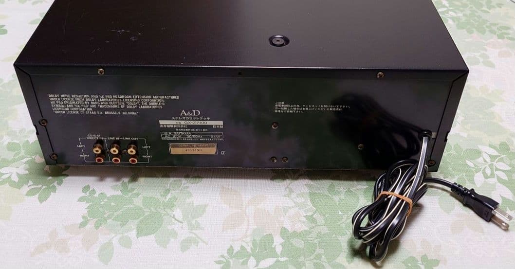 A&D GX-Z7100 3ヘッド カセットデッキ ジャンク品