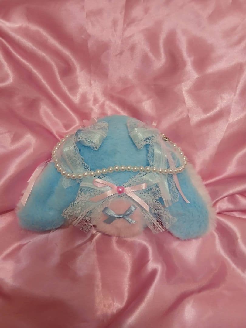 しお様　ぬい服　ふわふわ着ぐるみおすわりうさみみ　コスマス　いつぬい　ちびぐるみ