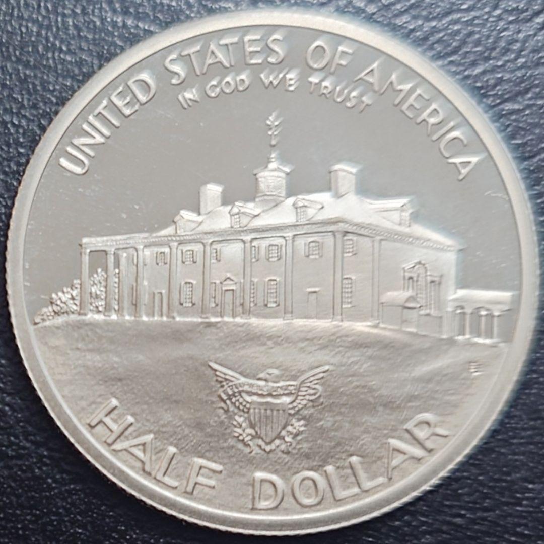 1982年 アメリカ銀貨 ハーフダラー ワシントン生誕記念銀貨 SV900
