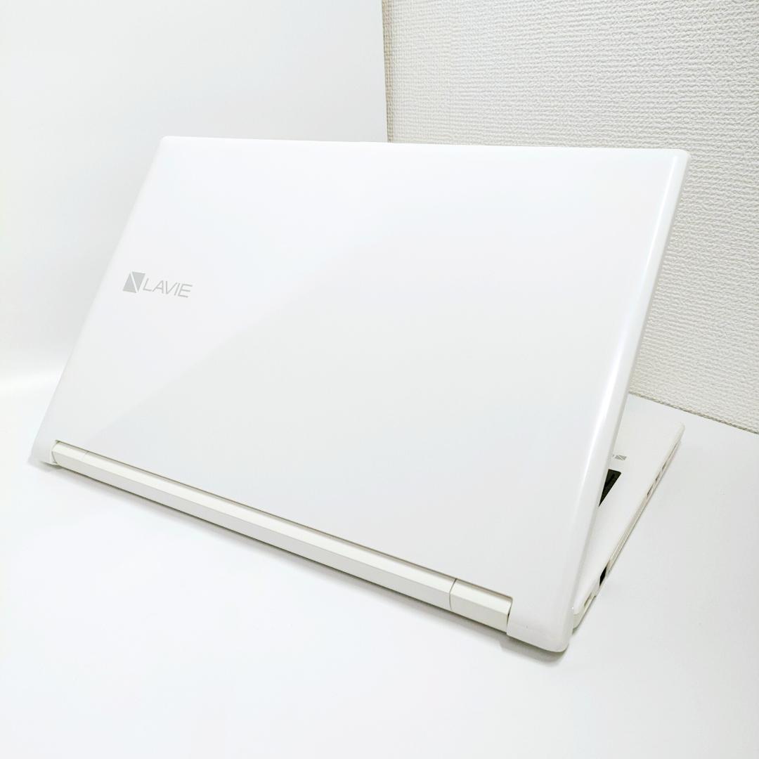 第8世代i7✨️SSD/NEC/オフィス付き白ノートパソコン/DVD/Win11