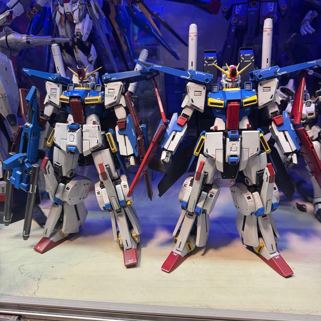 MG フルアーマーZZガンダム　verKA 塗装完成品　ガンプラ　プラモデル